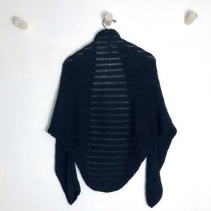 White House Black Market knit long sleeve shawl